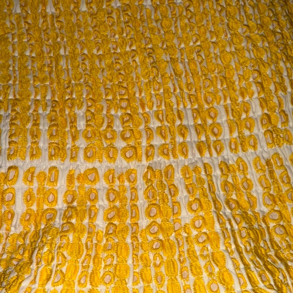 Yellow Lace Women's Dress. Size S - Picture 10 of 11